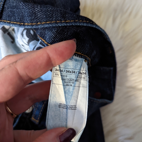 ๐DC - 34 x 26.5 Relaxed Indigo Jeans - Picture 5 of 6